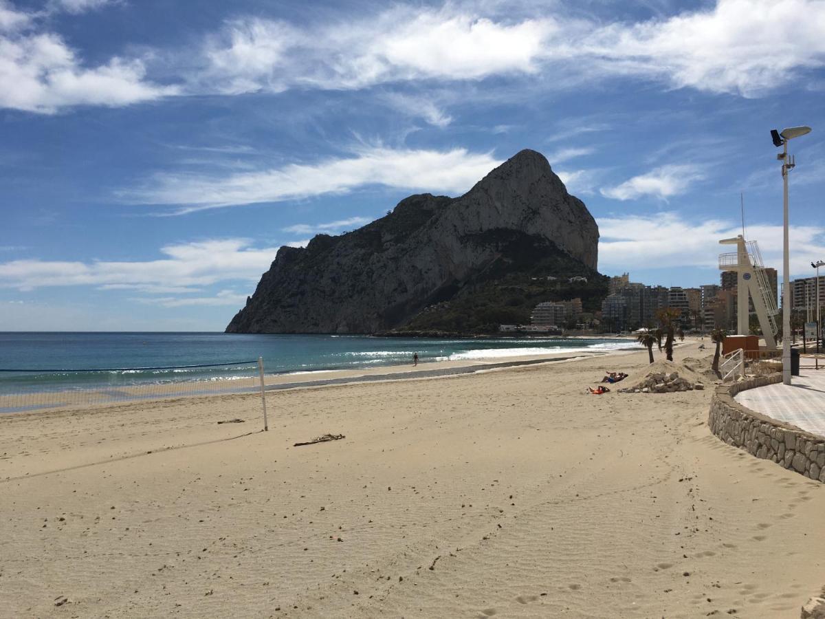 Apartamento En Calpe, Playa De La Fossa, Primera Linea, Aa Exterior foto