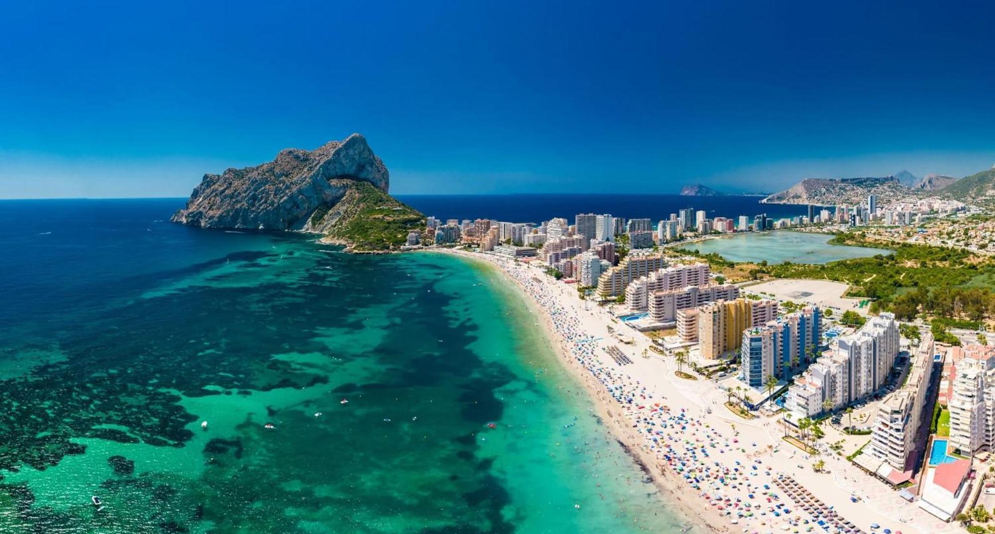 Apartamento En Calpe, Playa De La Fossa, Primera Linea, Aa Exterior foto