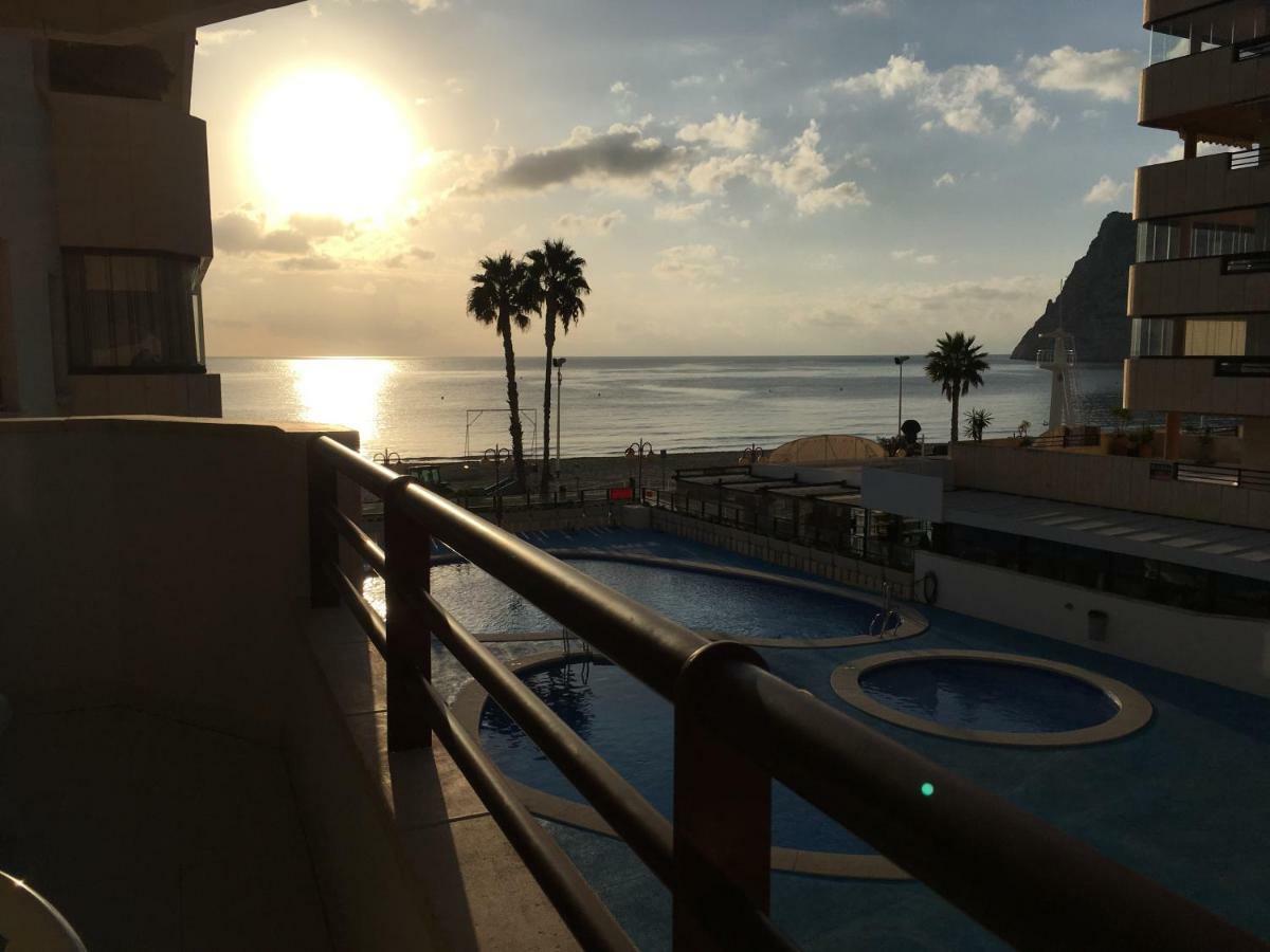 Apartamento En Calpe, Playa De La Fossa, Primera Linea, Aa Exterior foto