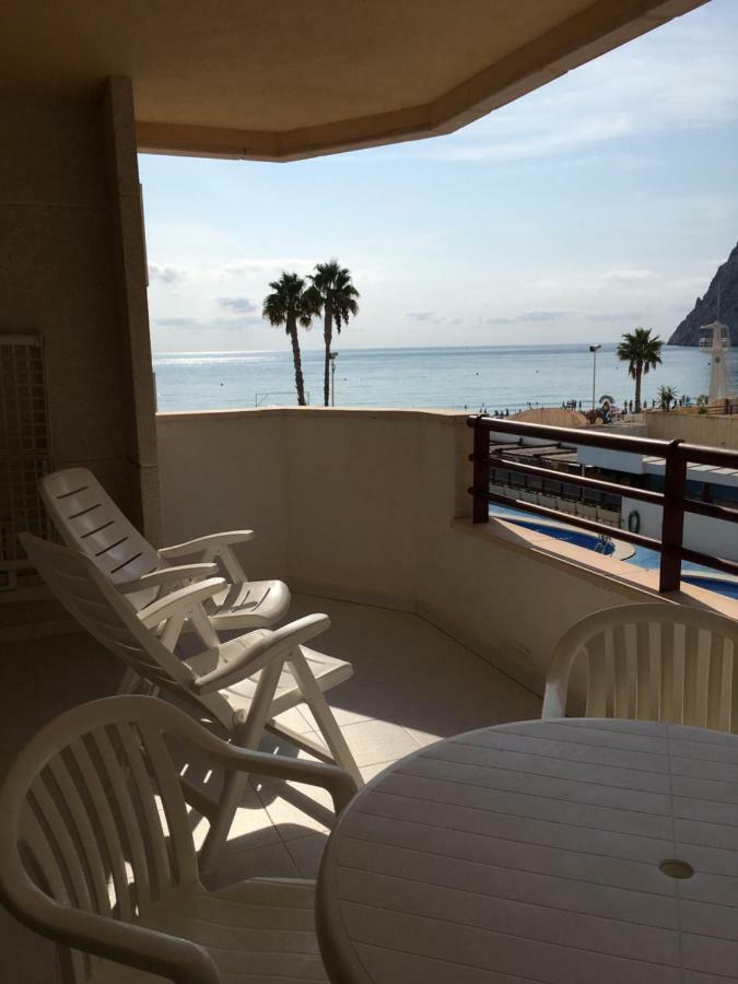 Apartamento En Calpe, Playa De La Fossa, Primera Linea, Aa Exterior foto