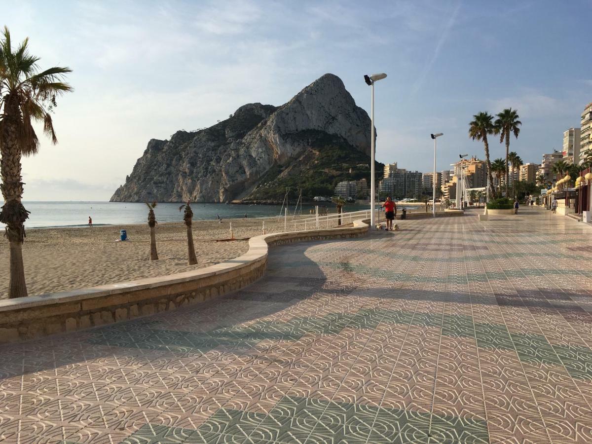 Apartamento En Calpe, Playa De La Fossa, Primera Linea, Aa Exterior foto